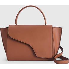Arezzo Brandy Leather Handbag