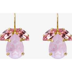 Caroline Svedbom Örhängen Caroline Svedbom Timo Earrings Gold - Soft Pink Combo