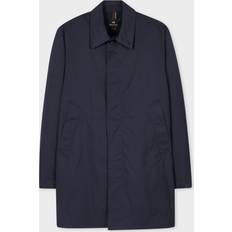Man Coats PS Paul Smith Nylon Coat - Blue