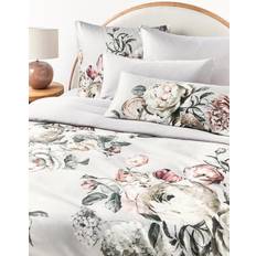 Westwing Collection Baumwollsatin Bettdeckenbezug Blossom Påslakan