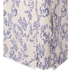 Blue Valance Sheets Garbo&Friends Jardim Muslin Bed Skirt 180x200x53 cm Valance Sheet Blue (200x)