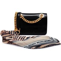 Roberto Cavalli Tasker Roberto Cavalli Uld Skuldertaske Med Foulard - Sort