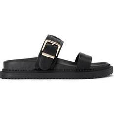 Kurt Geiger Rainey Flats Slip On Sandal - Black