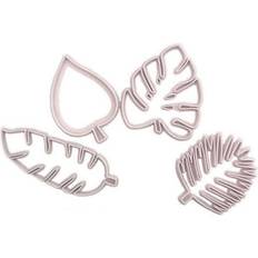 4 Pcs Tropical Leaves Set