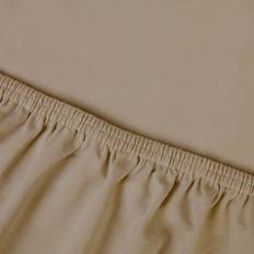 Hemtextil Kayori Edo Dra På Lakan Bomullssatin Hög Khaki 90x210-220 Underlakan Brun, Grön