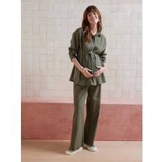 Vertbaudet 2-teiliges Loungewear-Set für Schwangerschaft und Stillzeit olivgrün 40