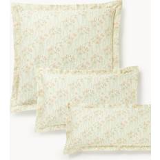 Baumwollsatin Kopfkissenbezug Leticia Blumen Print