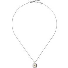Missoma Necklaces Missoma Birthstone Pendant Necklace - Silver