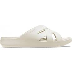 Crocs Badesandaler Crocs Getaway Weave Slides - Sandstone