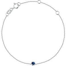 Diamanter - Vitt guld Armband Live Diamond Armband 375er Weißgold - Recycelt