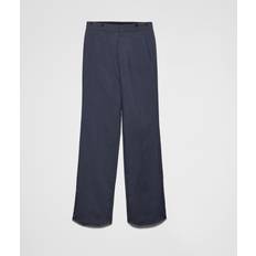 Prada Tøj Prada Mohair and Silk Pants - Dark Blue