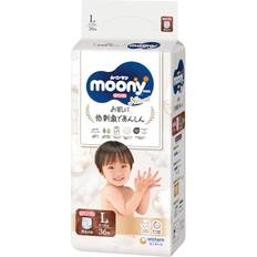 Ekologiska Blöjor Moony Mood Japanese Pull-Up Diapers Moony Natural PL 9-14 kg 36 psc