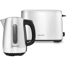 Morphy Richards Silver Kettles Morphy Richards 950055 Equip SS Kettle & Toaster