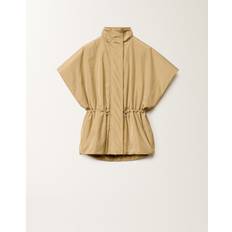 Capes & Ponchos Fabiana Filippi Short Technical Taffeta Cape - Gold