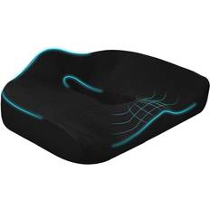 Sitzkissen Homcom Orthopädisches Schwarz Sitzkissen Schwarz