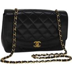 Chanel Preloved Classic Flap Bag Lambskin Leather - Black