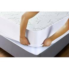Protège-matelas Protège Matelas Imperméable 180 x 200 + 35 cm - Blanc Protège-matelas