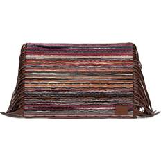Brown Clutches on sale Missoni Fringed Clutch Bag - Women - Brown