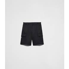 Prada Shorts Prada Logo Bermuda Shorts - Black