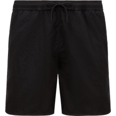 Moncler Herr Badkläder Moncler Crinkled Swim Shorts - Black