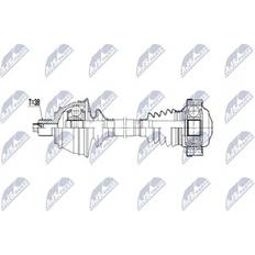 Drivetrain NTY Driveshaft Rear Bentley Continental GT GTC 6.0 11