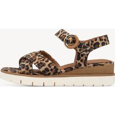 Tamaris Hjemmesko & Sandaler Tamaris Kvinde Leopard Kilehæle - Str 38