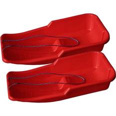 Plastic Sleds Bargains-Galore 2 Pcs Kids Heavy Duty Snow Sledge