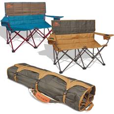 Brown Camping Chair Loveseat
