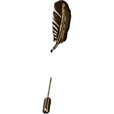 Gold - Men Brooches John Henric Gold Lapel Pin Feather