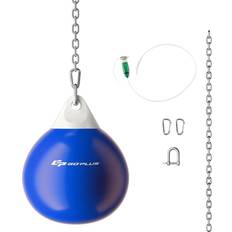 Blue Punching Bags Costway Blue Water Punching Bag with Water Injector 45 x 45 x 60 cm