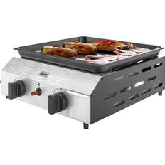 Grillar OutSunny 8000BTU 2.4 KW Grillwagen inkl 2 Edelstahl-Brenner Druckminderer Gasschlauch