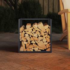 Shelves vidaXL Firewood Rack Anthracite 40x40x40 cm Shelving System