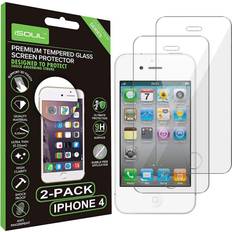 Isoul iSoul Apple iPhone 4/4S 9H 0.26 mm Tempered Glass Screen Protectors