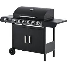 Barbecue a gas OutSunny Barbecue with Lid 846-065V91