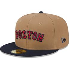 New Era MLB Beige Fitted Keps Boston Red Sox