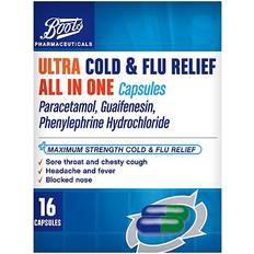 Ultra Cold & Flu Relief All In One 16 Capsules