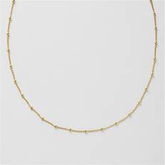 Halsband Safira Dot Chain Choker - 36 cm