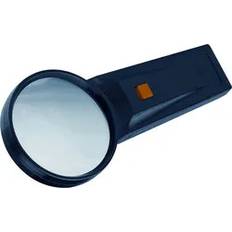 Förstoringsglas & Luppar Alco Rundlupe Kunststoff 3-fach Schwarz