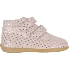 Rosa Lära-gå-skor Barnskor Angulus Lära Gå Skor - Rose Koppar Dots