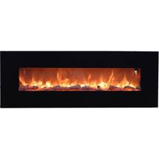 Camini Elettrici Sined Caminetto Elettrico Mural 1500W Nero