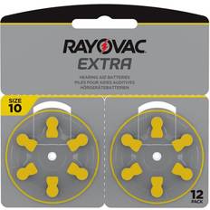 Rayovac Hörapparatsbatterier Gul ZA10 12-pack