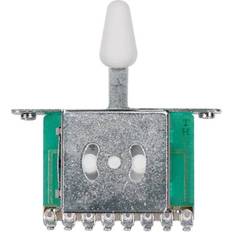 SW-145-W 5-Way Pickup Switch with White Cap