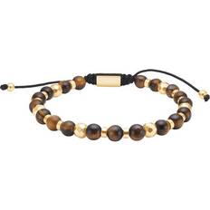 Son Of Noa Smykker Son Of Noa Armbånd Yellow Tiger Eye Og IP - Gold