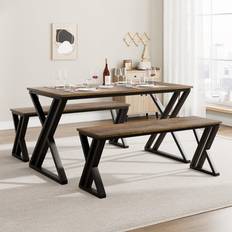 Mercer41 Table Bench For 4 Dining Set