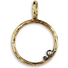 ByBirdie Savanna Förgyllt Silver Hänge Med Diamant - 0,03 Carat