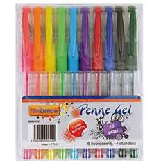 Penne gel Penne Gel Colorate 10 Pezzi