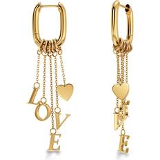 Edblad Örhängen på rea Edblad Love Note Hoops - Gold
