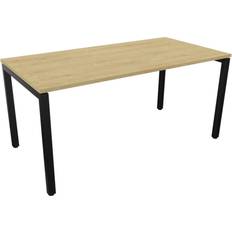 Möbler Nowy Styl Büroschreibtisch Manuell 160 x 80 cm Schwarz/Hamilton Oak Schreibtisch