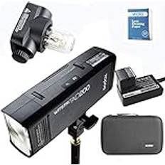 Kamerablixtar Godox AD200 Pocket Flash Speedlite TTL 200Ws 2.4G Wireless HSS 1/8000s 2900mAh Litio Batería