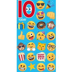 Cards & Invitations Mobile Pixels Emoji Age 10 Birthday Card